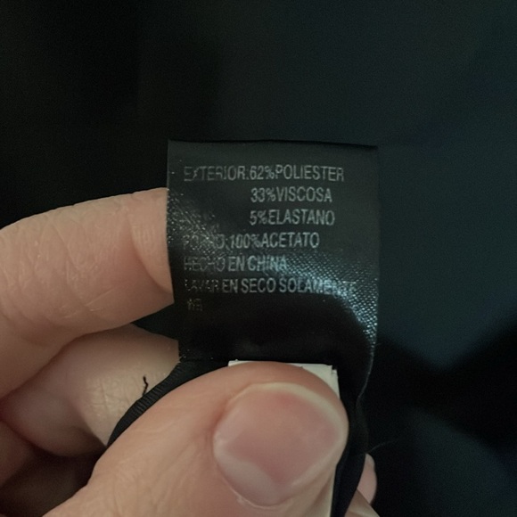 Tahari ASL size 6 cap sleeve black form fitted pencil dress - Picture 5 of 8